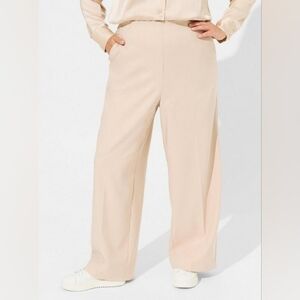 Torrid Pull-On Wide Leg Studio Refined Crepe High-Rise Pant